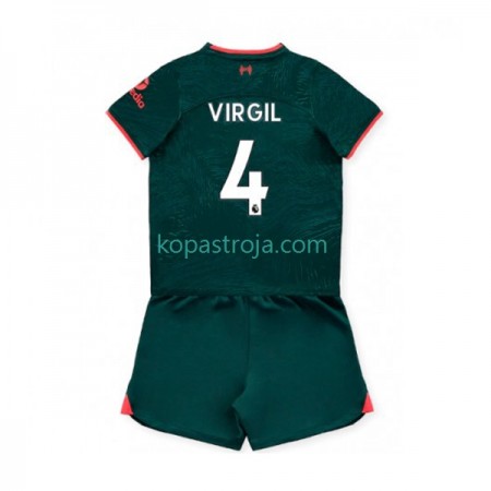 Billiga Fotbollströjor Liverpool Virgil van Dijk 4 Barn Tredje tröja 2022/23 Kortärmad